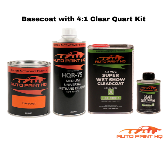Toyota 8Q5 Cosmic Blue Metallic Basecoat Clearcoat Quart Complete Paint Kit