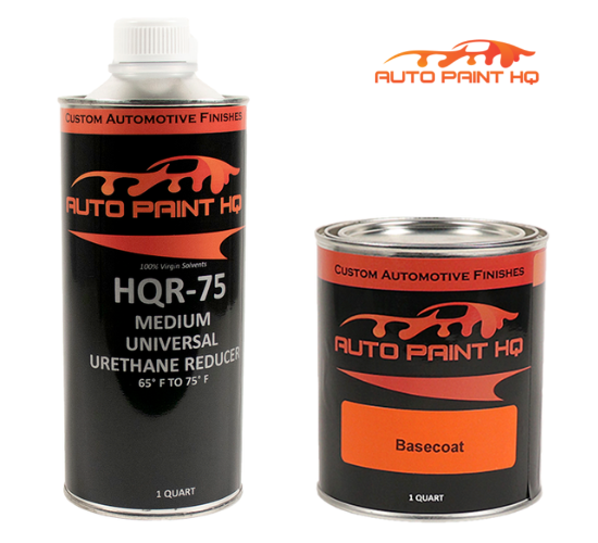 Toyota 8T1 Bayou Blue Metallic Basecoat With Reducer Quart (Basecoat Only)