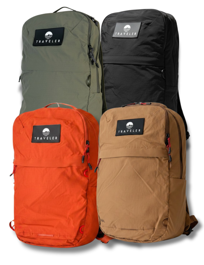 Traveler x Pakt Backpack 16L- Packable Travel Trail & City Backpack
