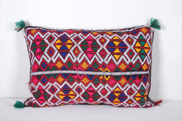 Tribal Pillow Berber 17.3 INCHES X 23.6 INCHES - kilim pillow