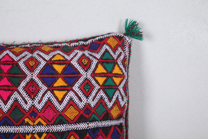 Tribal Pillow Berber 17.3 INCHES X 23.6 INCHES - kilim pillow