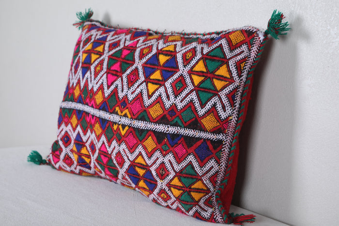 Tribal Pillow Berber 17.3 INCHES X 23.6 INCHES - kilim pillow