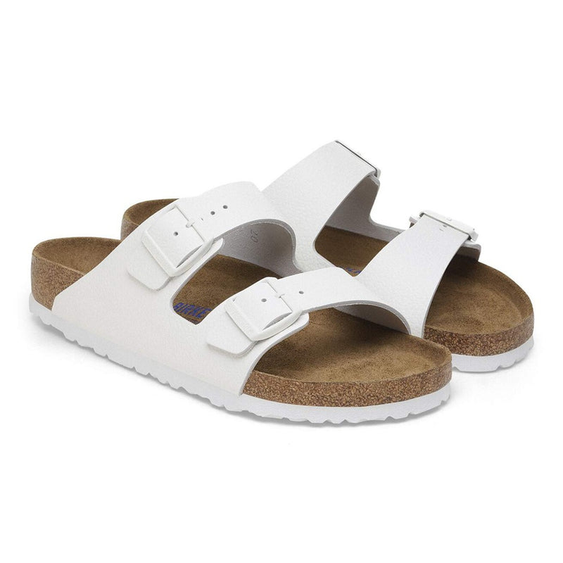 Unisex Birkenstock Arizona Soft Footbed Narrow Fit White (1024952)