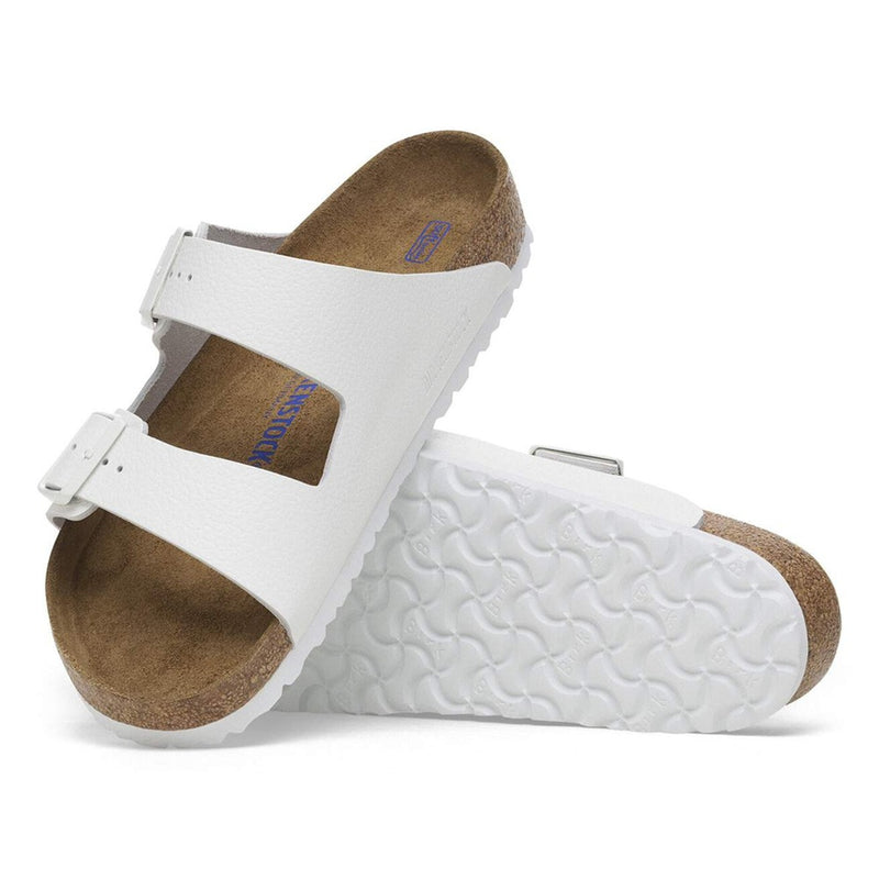 Unisex Birkenstock Arizona Soft Footbed Narrow Fit White (1024952)