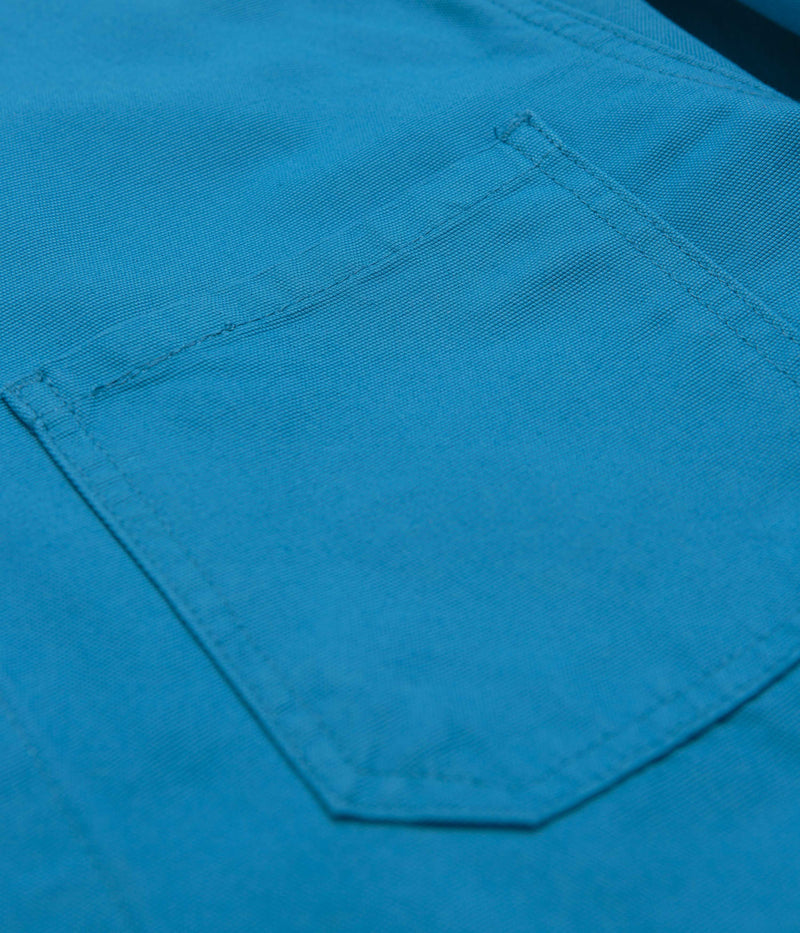 Uskees 3001 Buttoned Overshirt in Bright Blue