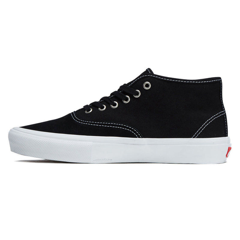 Vans Skate Authentic Mid Shoes - Black/White