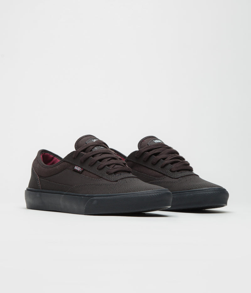 Vans Skate Curren Caples Shoes in Dark Brown