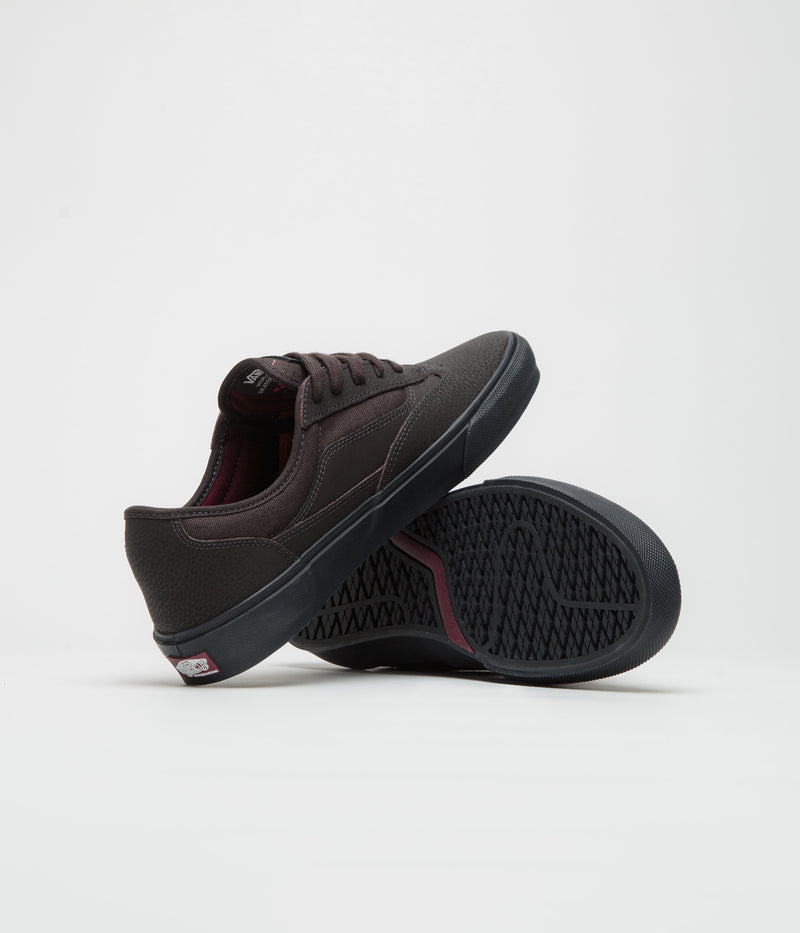 Vans Skate Curren Caples Shoes in Dark Brown