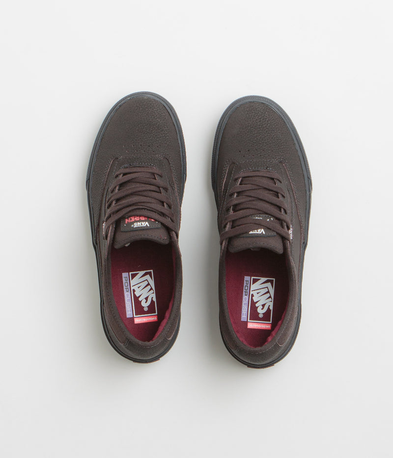 Vans Skate Curren Caples Shoes in Dark Brown