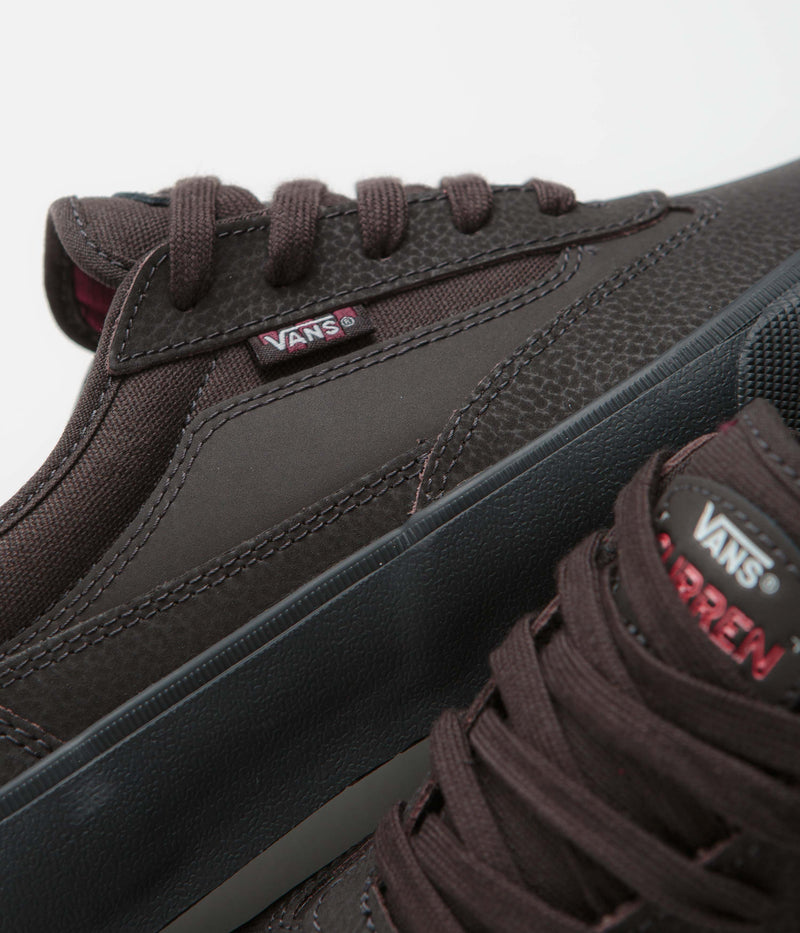 Vans Skate Curren Caples Shoes in Dark Brown