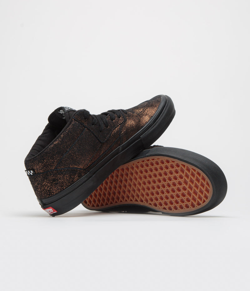 Vans Skate Half Cab Shoes in Metallic Bronze