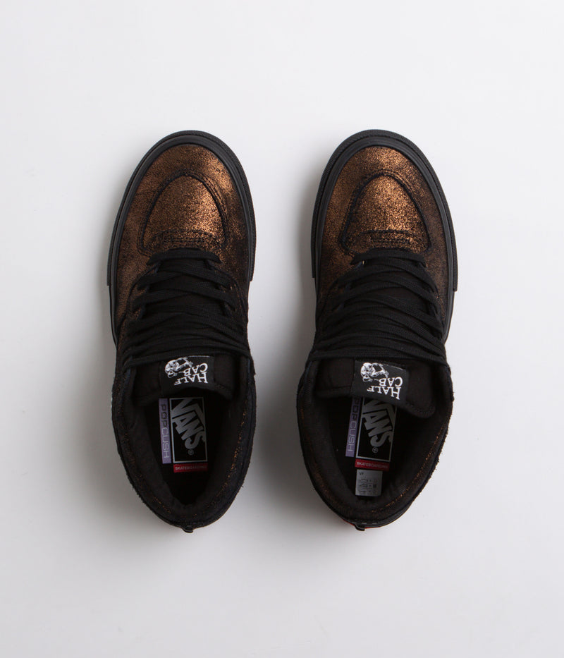 Vans Skate Half Cab Shoes in Metallic Bronze