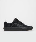Vans Skate Old Skool Shoes in Metallic Black and Smoke