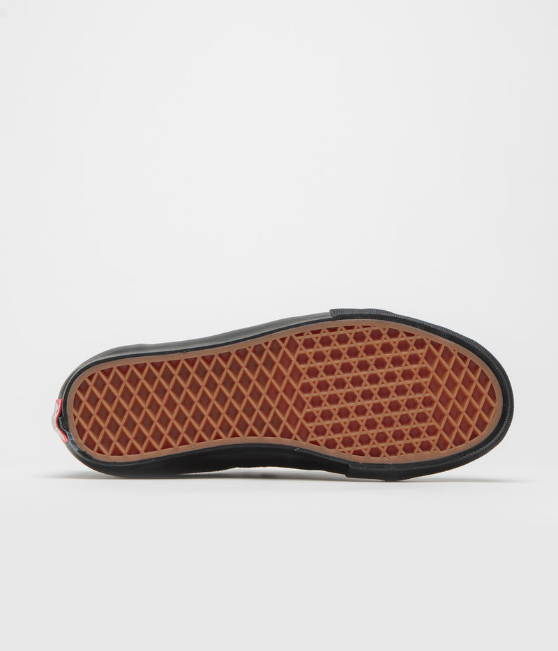 Vans Skate Old Skool Shoes in Metallic Black and Smoke