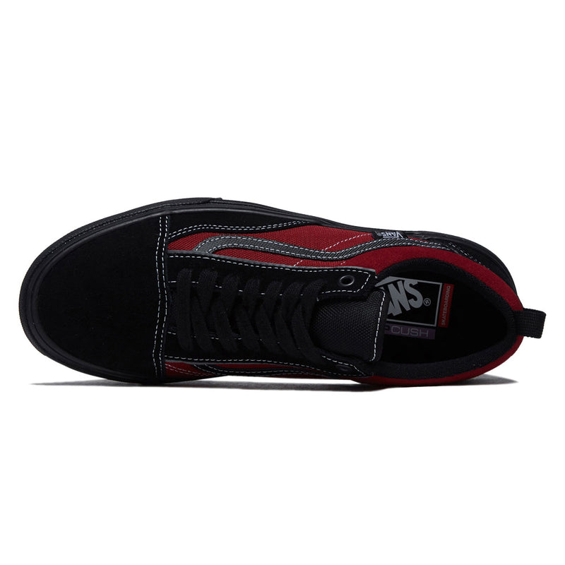 Vans Skate Old Skool Wafflecup Shoes - Black/Red