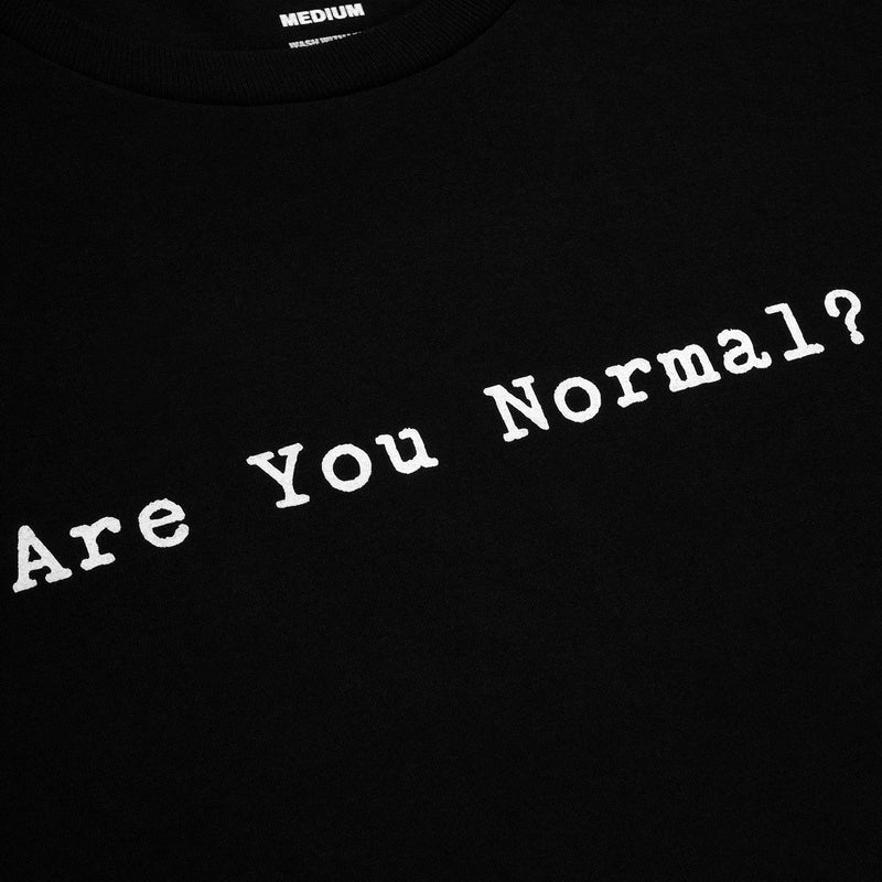 Violet Are You Normal? T-Shirt - Black