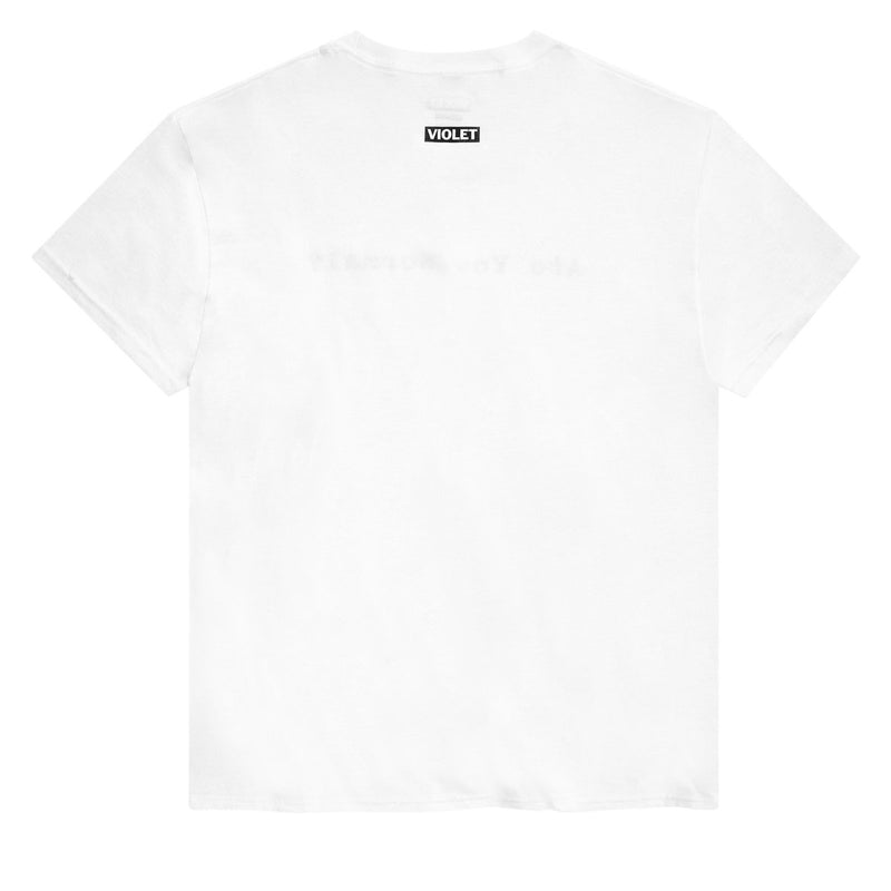 Violet Are You Normal? T-Shirt - White