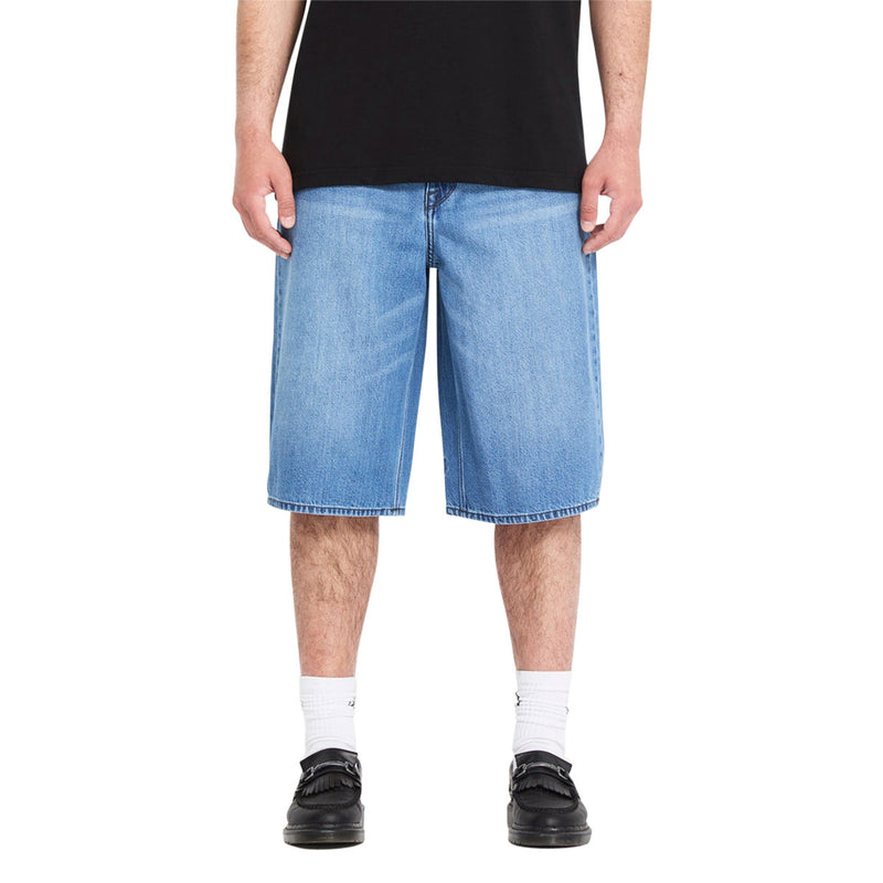 Volcom Chillow Denim 24 Shorts - Dirty Cowboy Blues