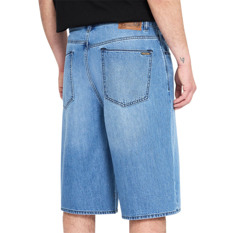 Volcom Chillow Denim 24 Shorts - Dirty Cowboy Blues