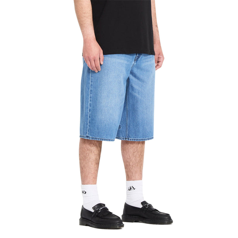 Volcom Chillow Denim 24 Shorts - Dirty Cowboy Blues