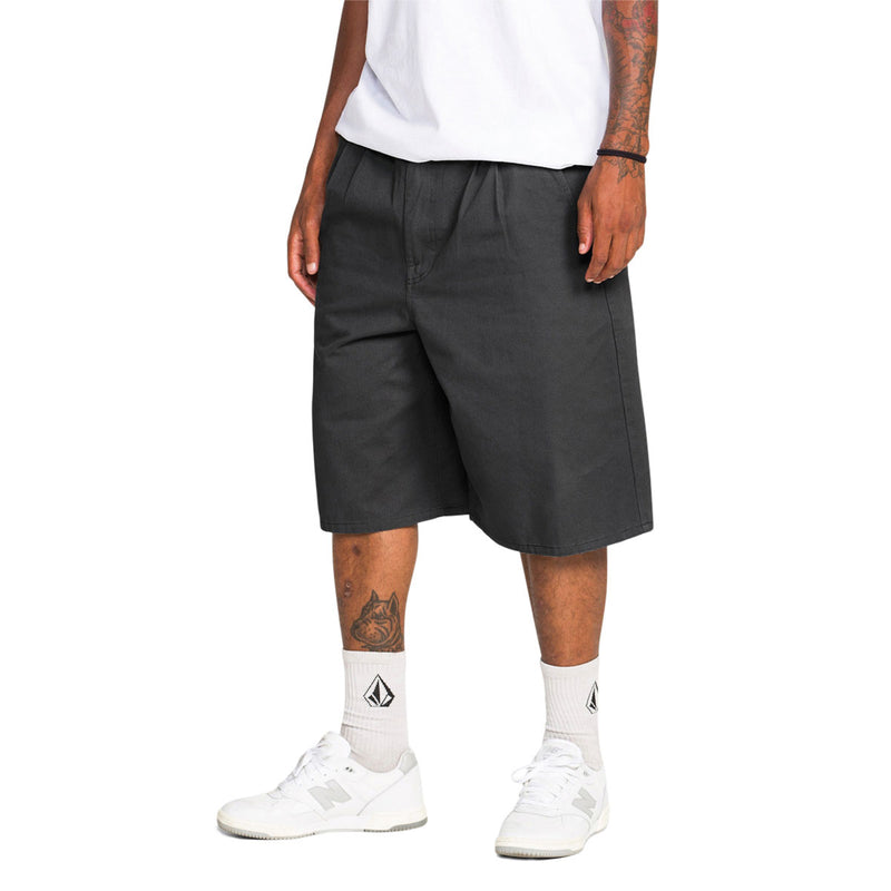 Volcom Chillow Pleated Ew Chino VS 24 Shorts - Castlerock