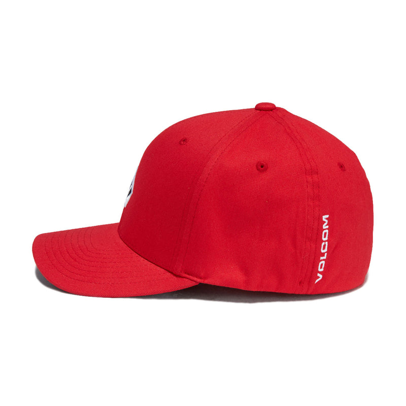 Volcom Full Stone Flexfit Hat - Ribbon Red