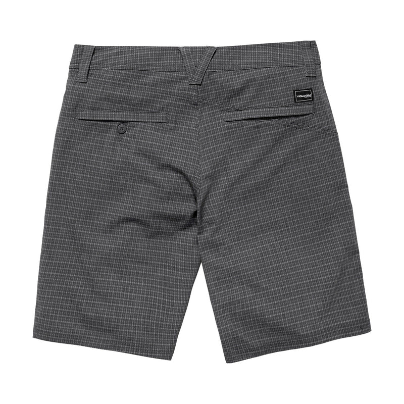 Volcom Mix Frickin Cross Shred 20 Shorts - Black Plaid