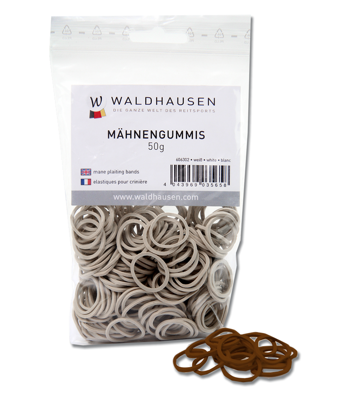 Waldhausen Mane Plaiting Bands- White