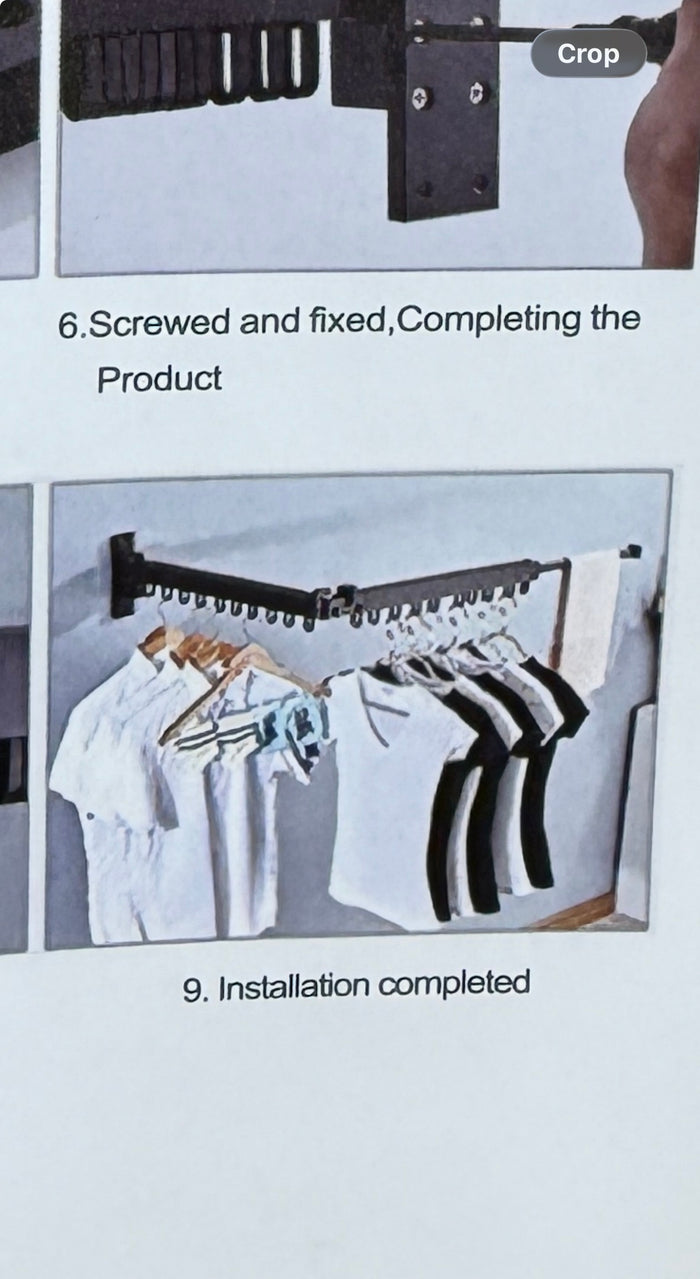 Wall-Mounted Drying Rack - in Original Box (unused)