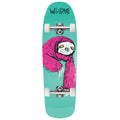 Welcome Sloth On Slappy Slap Skateboard Complete - Teal Dip - 9.50"
