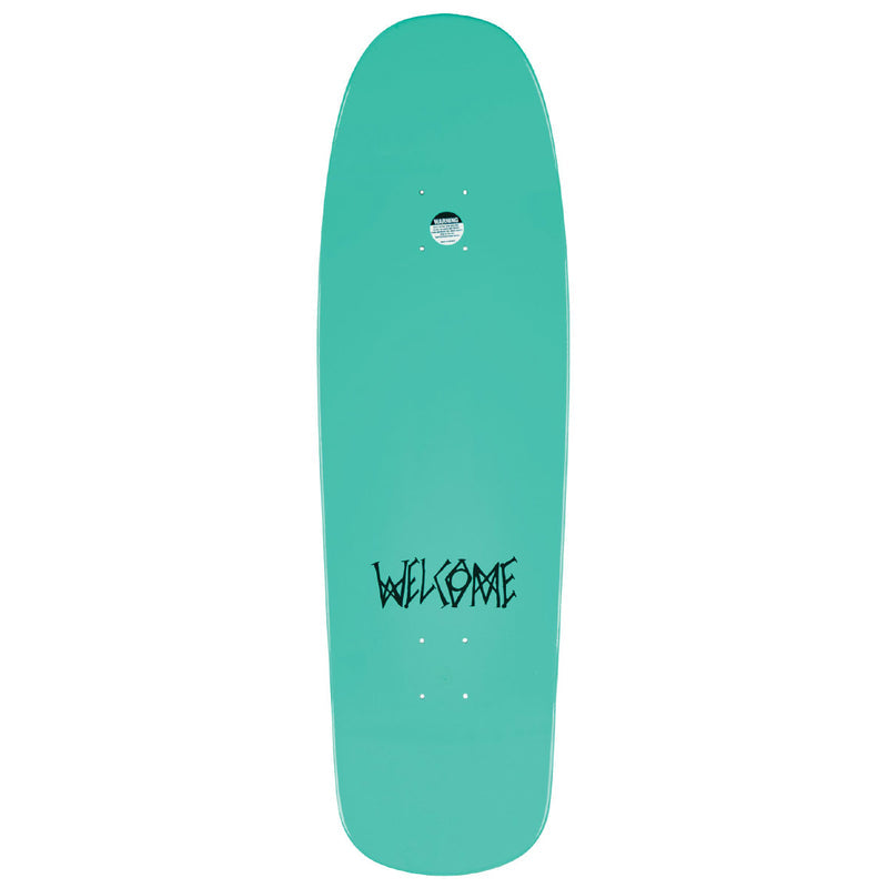 Welcome Sloth On Slappy Slap Skateboard Complete - Teal Dip - 9.50"
