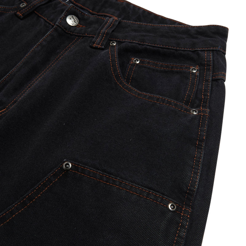 WKND Damn Near Carpenter Double Knee Jeans - Black