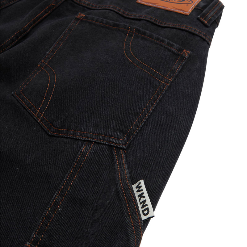 WKND Damn Near Carpenter Double Knee Jeans - Black