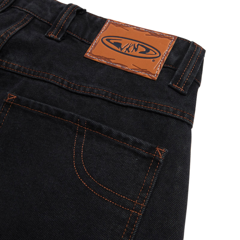 WKND Damn Near Carpenter Double Knee Jeans - Black
