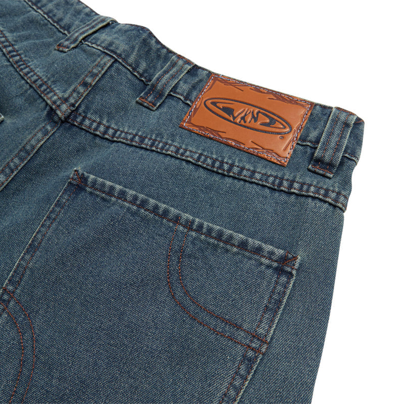 WKND Damn Near Carpenter Shorts - Washed Medium Blue
