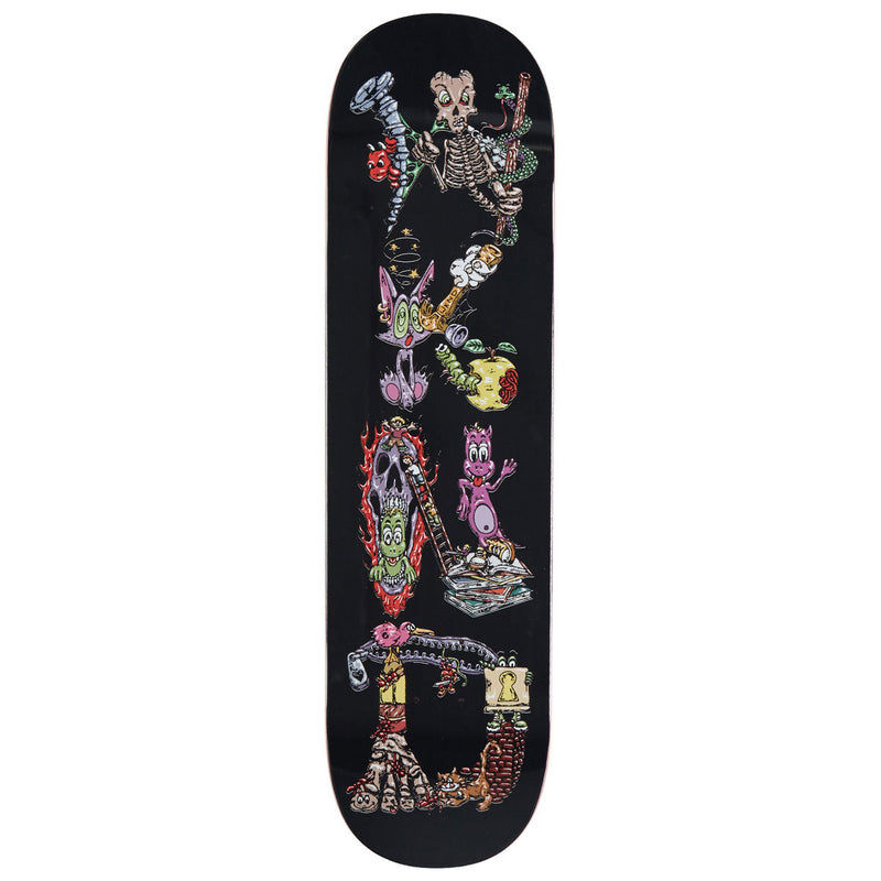 WKND Dusted Team SN Skateboard Deck - Black - 8.125"