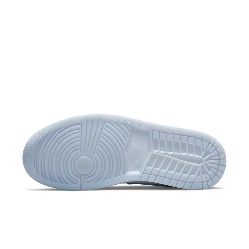 Women's Air Jordan 1 Mid White/Aluminum-Wolf Grey (BQ6472 105)