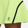 Women's Court Advantage Dri-FIT High-Waisted Tennis Skirt in Lt Lemon Twist/Black