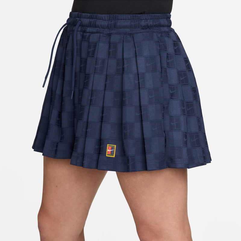 Women's Court Court Collection Dri-FIT High-Waisted Tennis Shorts in Midnight Navy