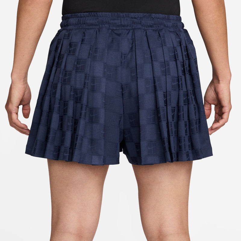 Women's Court Court Collection Dri-FIT High-Waisted Tennis Shorts in Midnight Navy