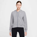 Women's Dri-FIT One Full-Zip French Terry Hoodie in Carbon Heather