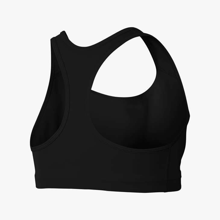 Women's Dri-FIT Swoosh Medium-Support 1-Piece Pad Sports Bra in Black/White