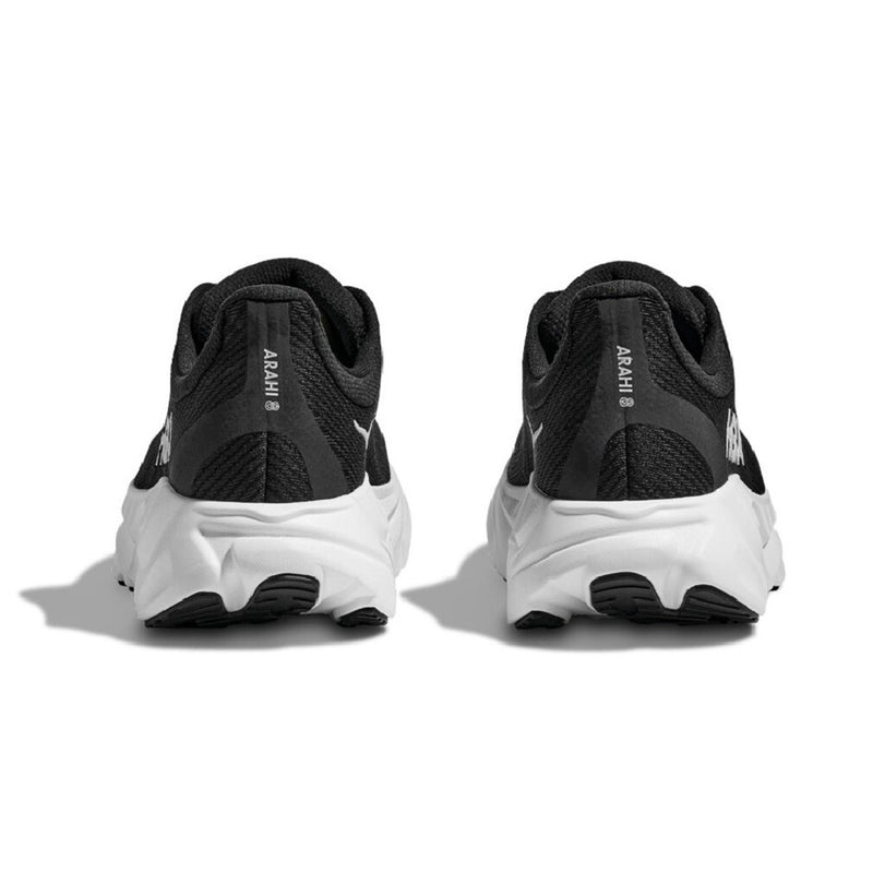 Women's HOKA Arahi 8 Black/White (1168691-BWHT)