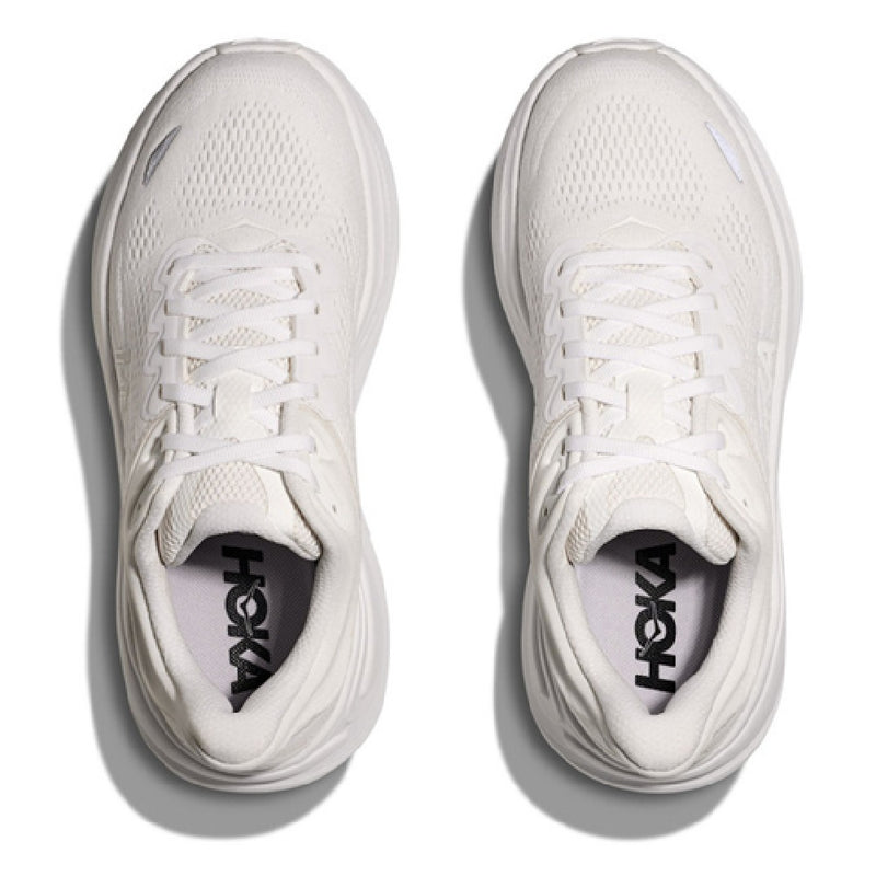 Women's HOKA Bondi 9 White/White (1162012-WWH)
