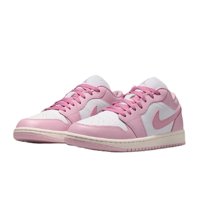 Women's Jordan 1 Low Iced Carmine/White (DC0774 607)