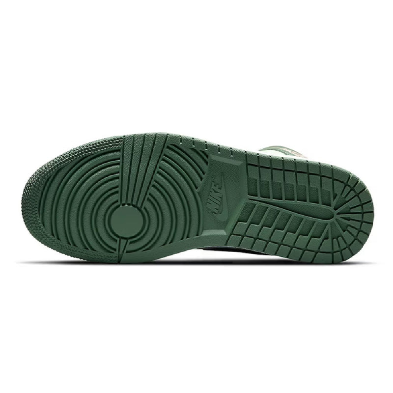 Women's Jordan 1 Mid SE Dutch Green/Black-Barely Green (CZ0774 300)