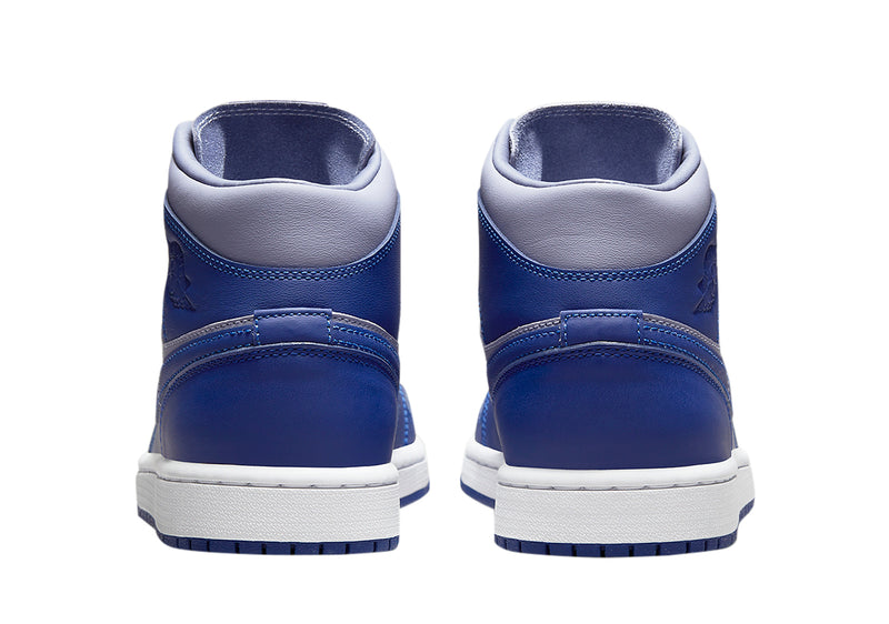 Women's Jordan 1 Mid SE Iron Purple/Deep Royal Blue (DH7821 500)