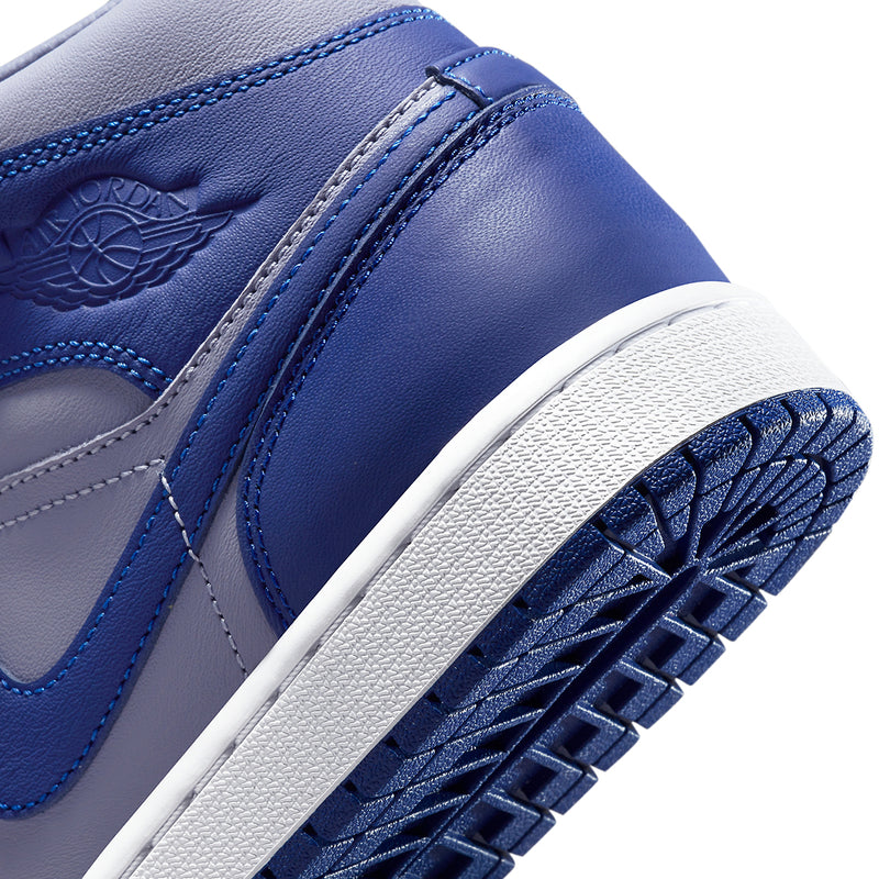 Women's Jordan 1 Mid SE Iron Purple/Deep Royal Blue (DH7821 500)