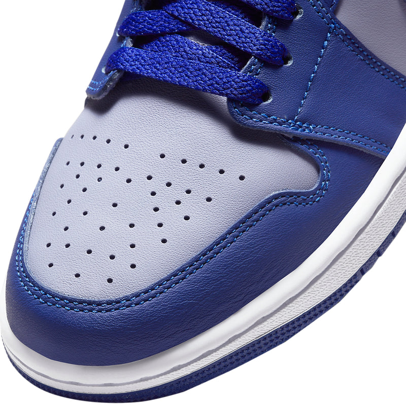 Women's Jordan 1 Mid SE Iron Purple/Deep Royal Blue (DH7821 500)
