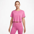 Women's One Classic Dri-FIT Short-Sleeve Top in Cosmic Fuchsia/White